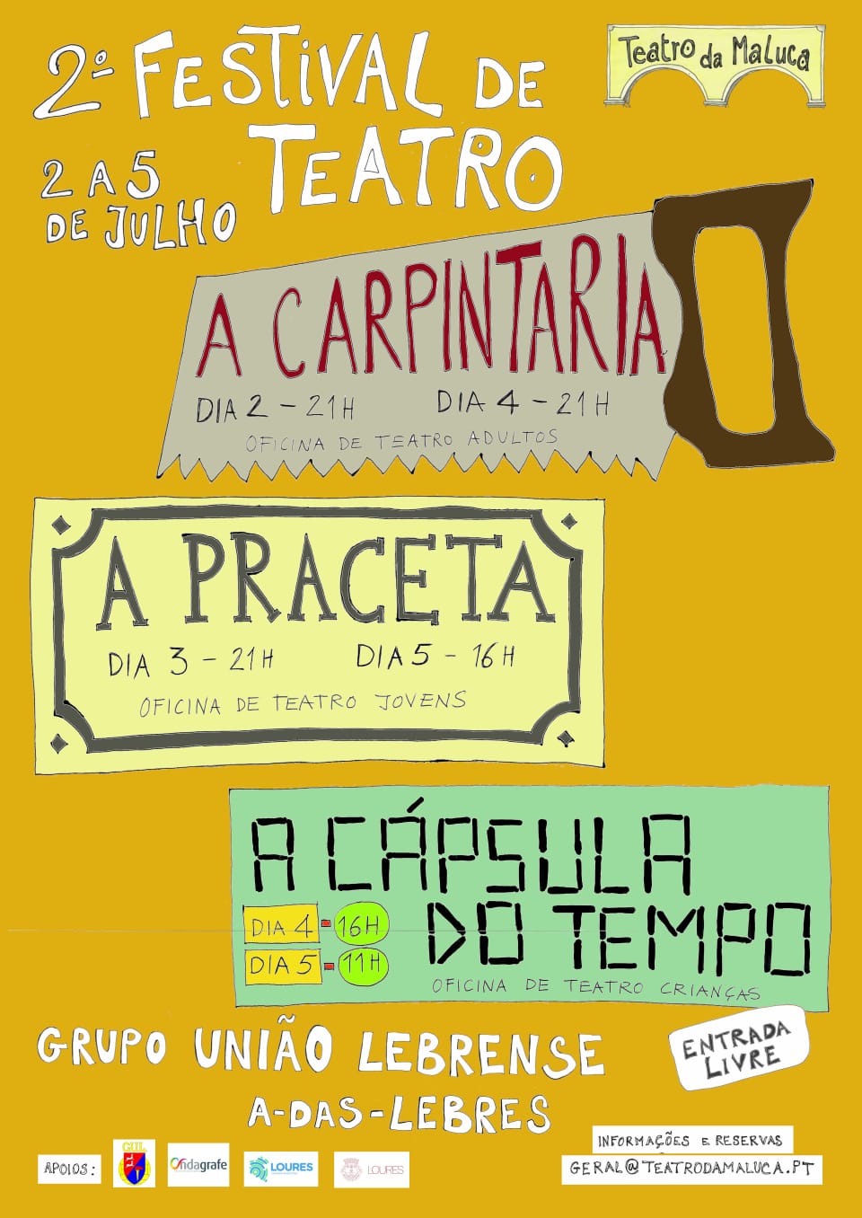 2 FESTIVAL DE GTEATRO DO TEATRO DA MALUCA