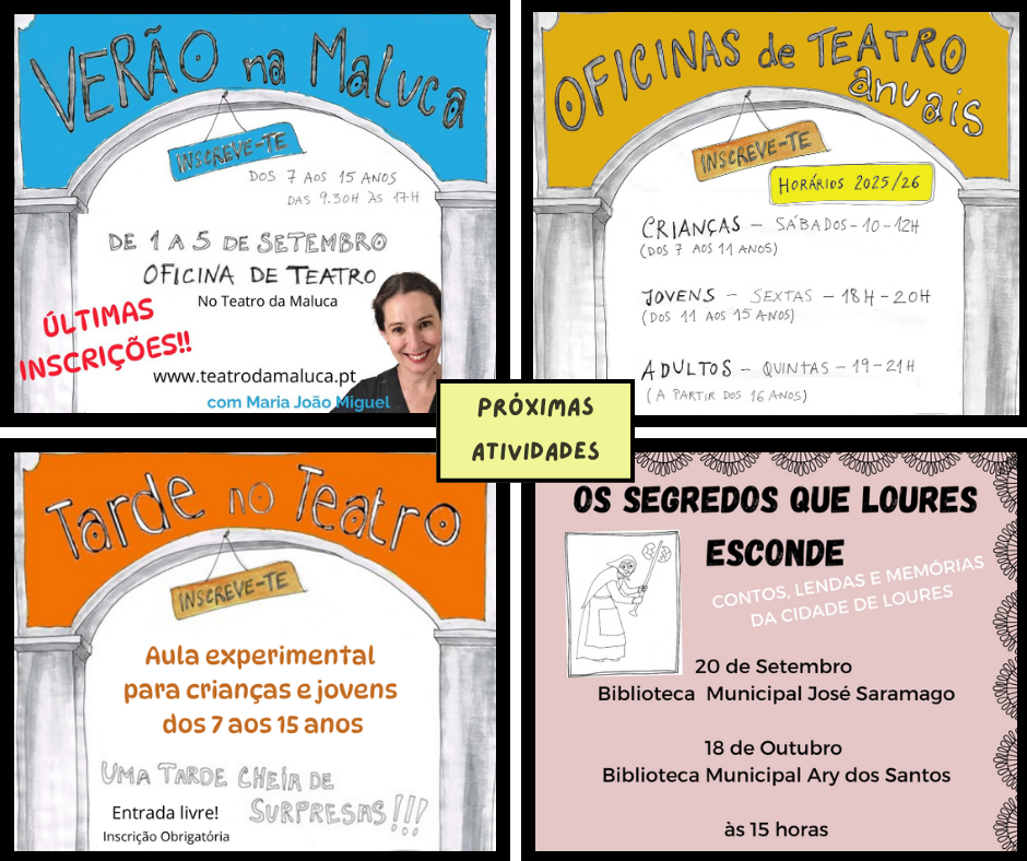 Atividades teatro da maluca